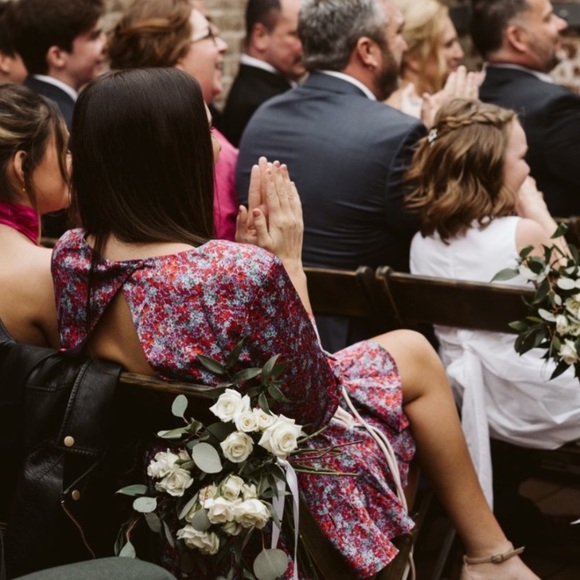 For Love & Lemons Shiloh Mini Dress in Blossom - Picture 3 of 16